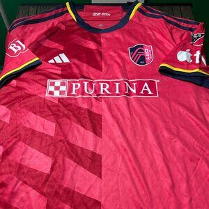 Adidas MLS ST. LOUIS CITY FC Men JERSEY Sz M,L,XL,2X New w tags